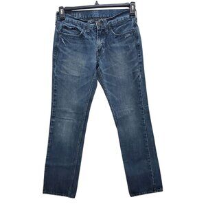 Pacsun Bullhead Dillon Men's‎ Dark Wash Distressed All Cotton Skinny Jeans 28x30